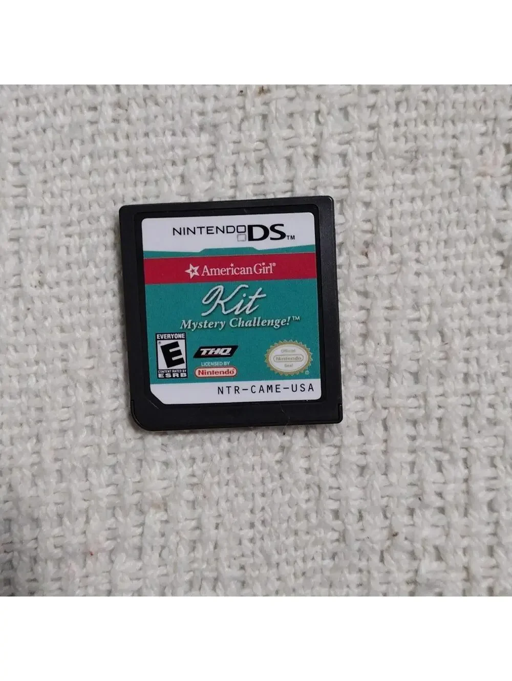 Nintendo DS American Girl Kit Mystery Challenge Game With Instructions Mystery